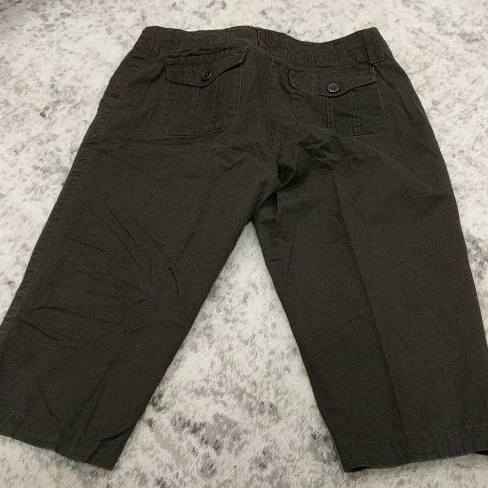 Dalia collection chocolate brown capris